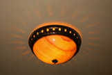 secret Garden ceiling light detail